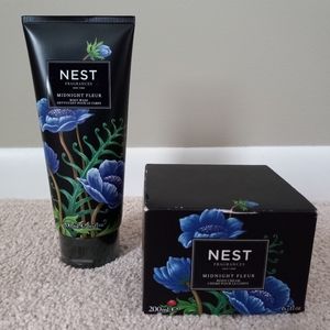NEST Fragrances New York Midnight Fleur 6.7oz Body Cream + 6.7oz Body Wash